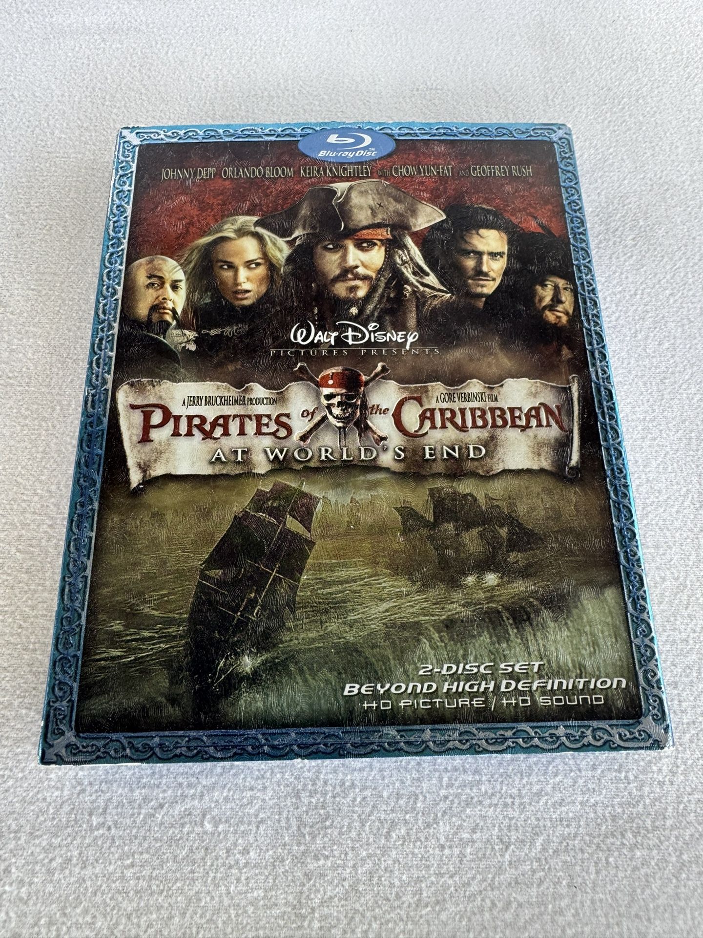 Blu-Ray Pirates of the Caribbean at Worlds End