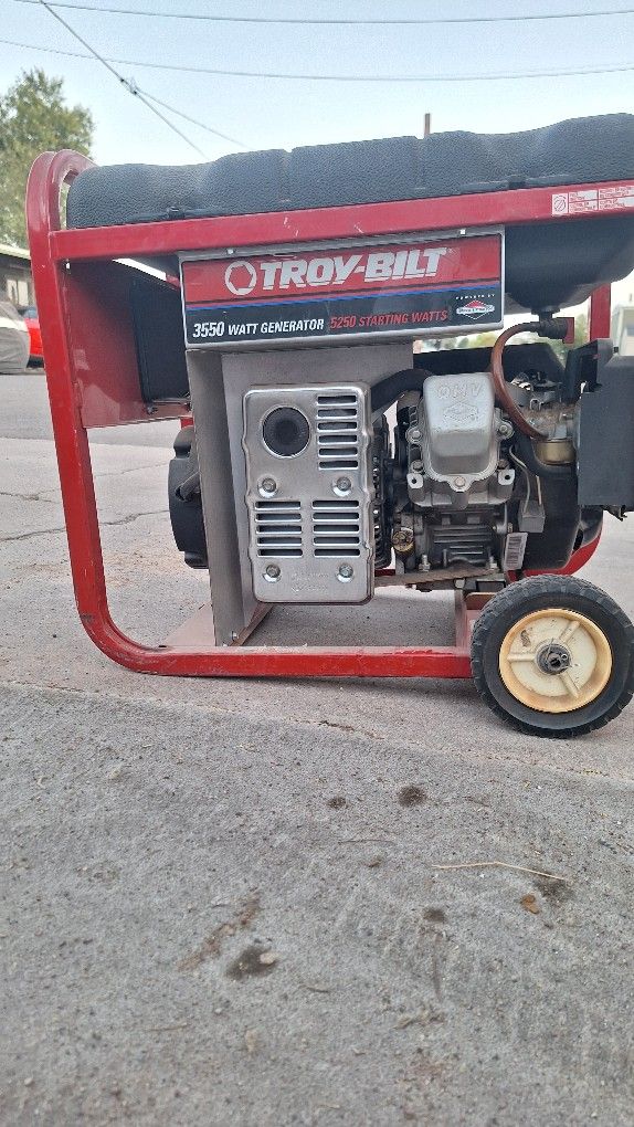 Troy Bilt Generator 6.75 H.P Starting