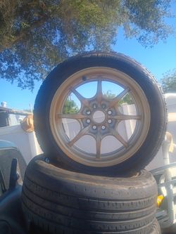 15" ROTA WHEELS  AND  SPACERS/ADAPTER