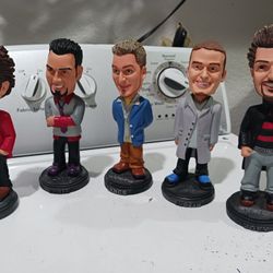 NSYNC  Bobbleheads boy band. Collectible 2001  VTG.   Good Condition. 
