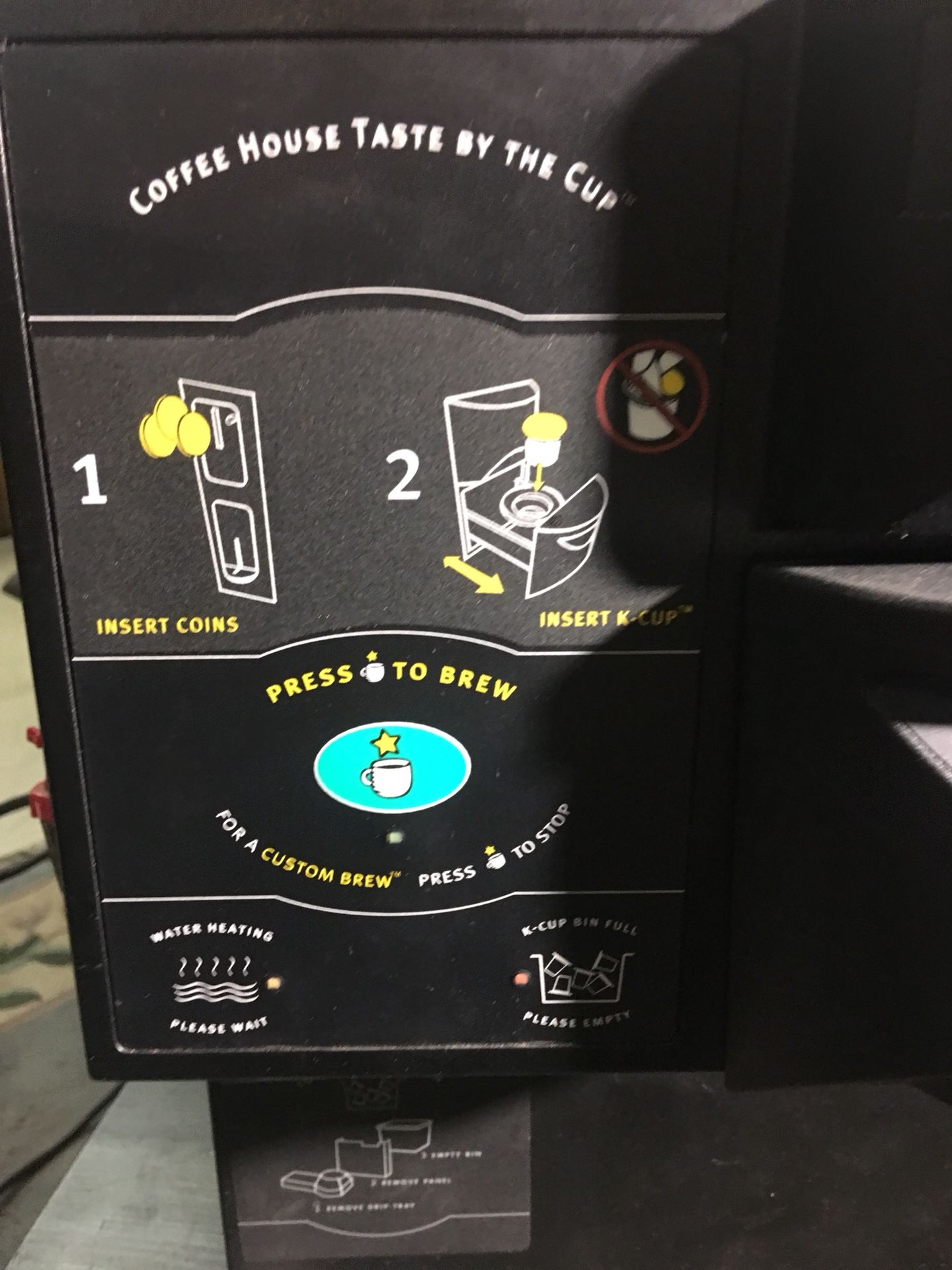 Commercial Keurig Vending Coin Operated Coffee Maker for Sale in