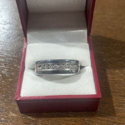 Tungsten Silver Men’s Ring Size 11 1/2