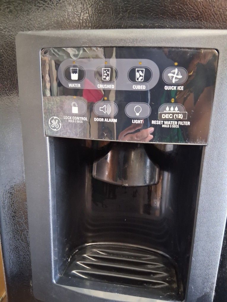 GE All Black Refrigerator