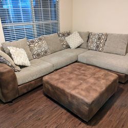 Ballinger Beige 3 Pc Sectional