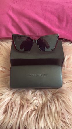Saint Laurent Cat-Eye Sunglasses with Case