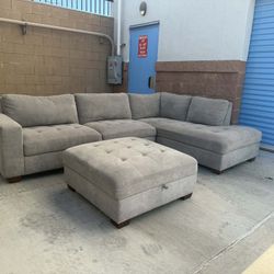 Sectional W/ottoman 