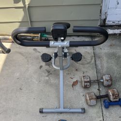 Upright Row-N-Ride Rowing Machine
