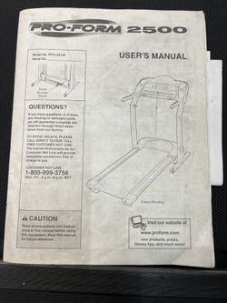 Pro Form 2500 Treadmill for Sale in Whittier CA OfferUp