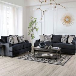 Brand New Dark Navy Sofa And Love Seat 