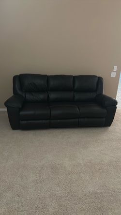 2 Leather sofas.