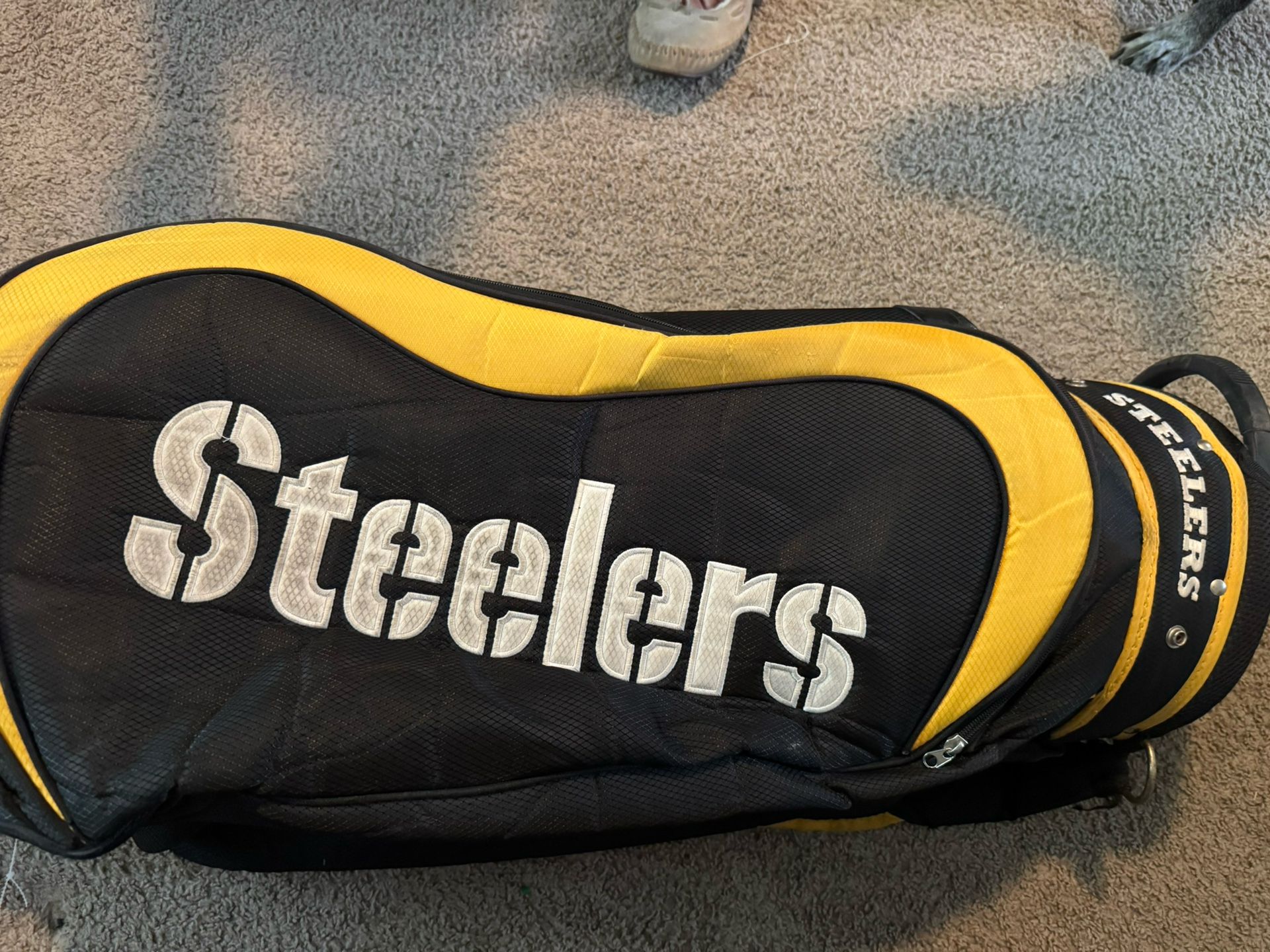 NFL Steelers Golf Club Bag Single Strap 14-way Cart