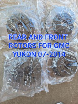 2007 gmc yukon- duralast front, rear rotors...NEW_NUEVO $229