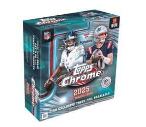 2025 Topps Chrome Fanatics Football Mega Box