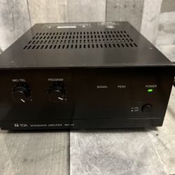 Toa INTEGRATED AMPLIFIER BG-115