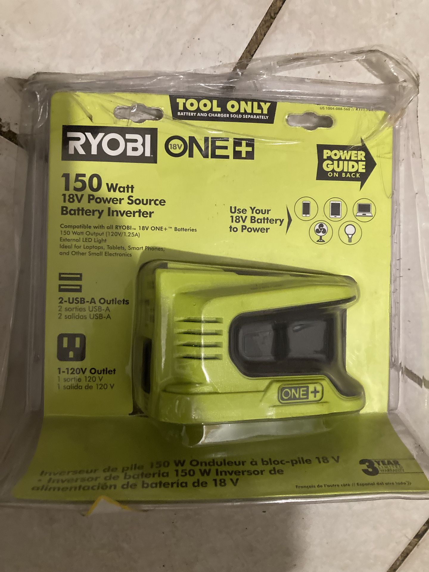 Ryobi Inverter