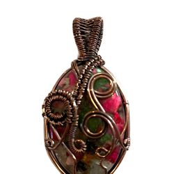 Resin Copper Pendant Size 2”