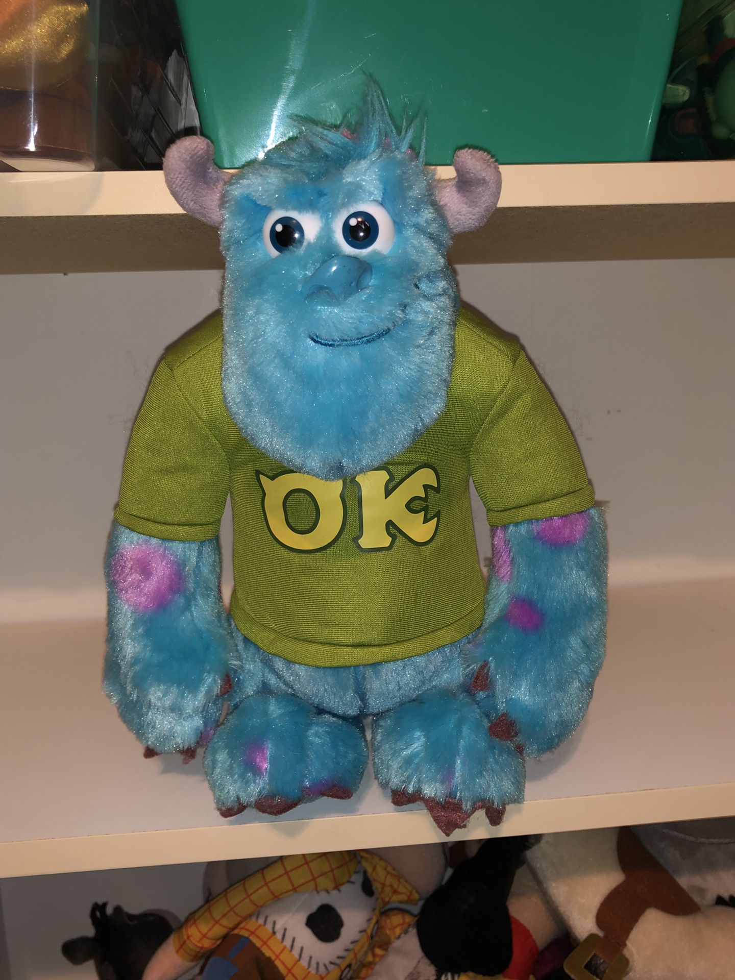 Disney Monsters Inc Sully battery operated talking plush doll