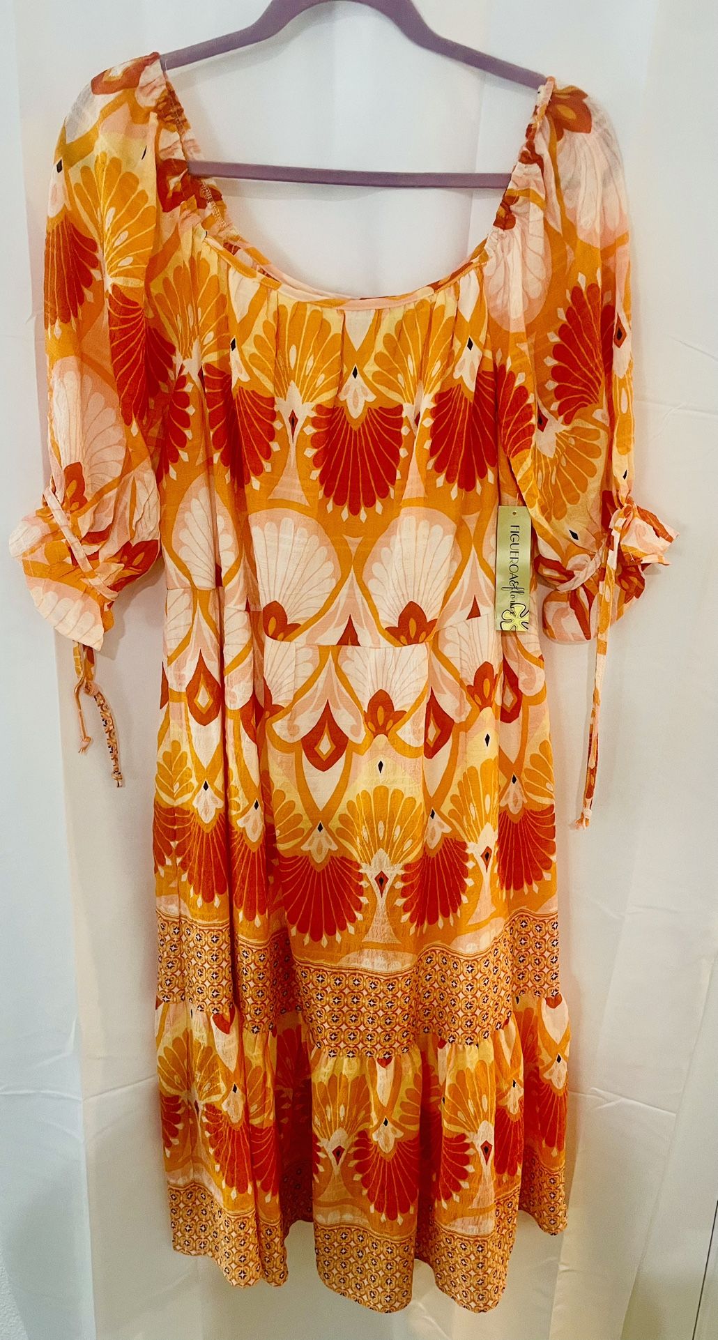Beautiful XL tropical vacation dress brand new tags on