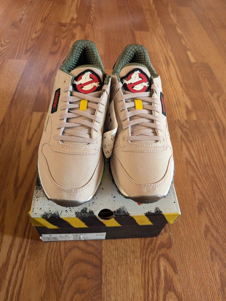 Reebok Classic Leather Ghostbusters Size 8