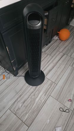 Fan comes with remote