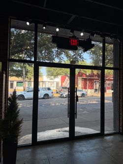 COMMERCIAL STOREFRONT GLASS & DOUBLE DOORS