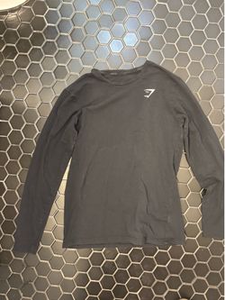 GymShark Black compression long sleeve