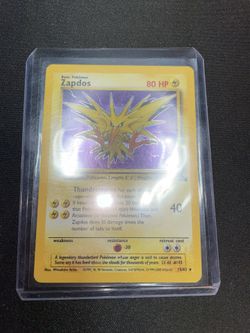 Pokemon - Zapdos 15/62 - Fossil - Holo - EXC