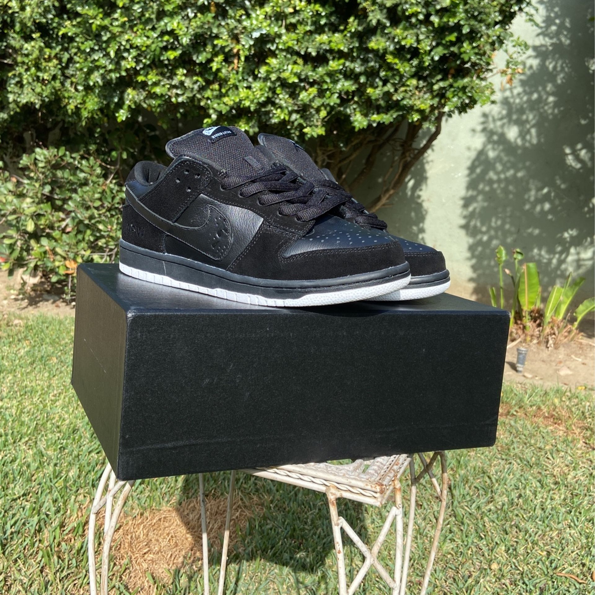 Nike Sb Dunk Warren Lotas Black Jordan 1 Low