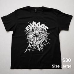 Black Spider Graphic T-Shirt – Size Large – $30 OBO