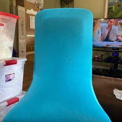 Efavormart, Island Blue Spandex Chair Cover.