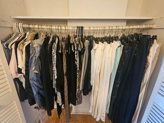 Estate lot of woman's clothes & accessories