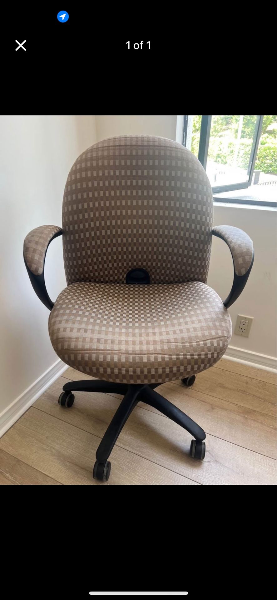 Brown Rolling Office Chairs
