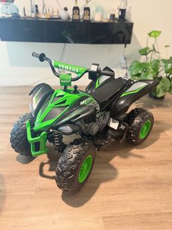 Yamaha raptor 700R kids electric ride-on ATV  Green/black