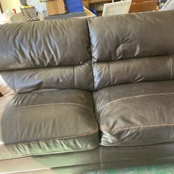 Leather Couch 