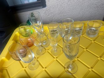 Mixed Glassware Set with Jack Daniel's Glasses included