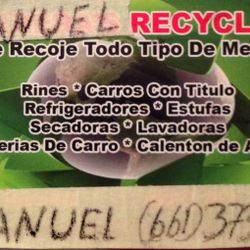 Se recoje todo tipo de metal y carros con título