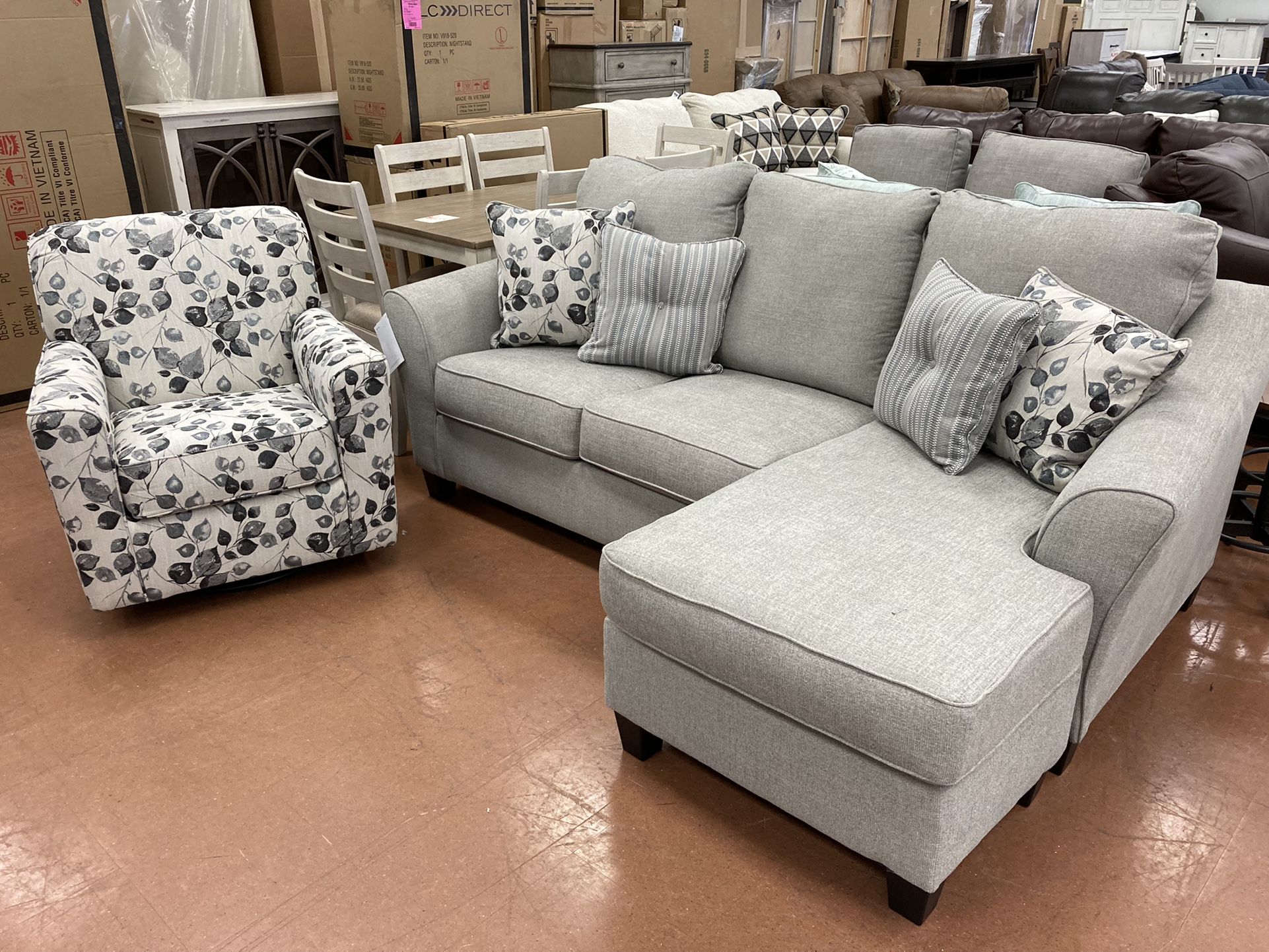 New 92” Sofa Chaise — AVAILABLE NOW