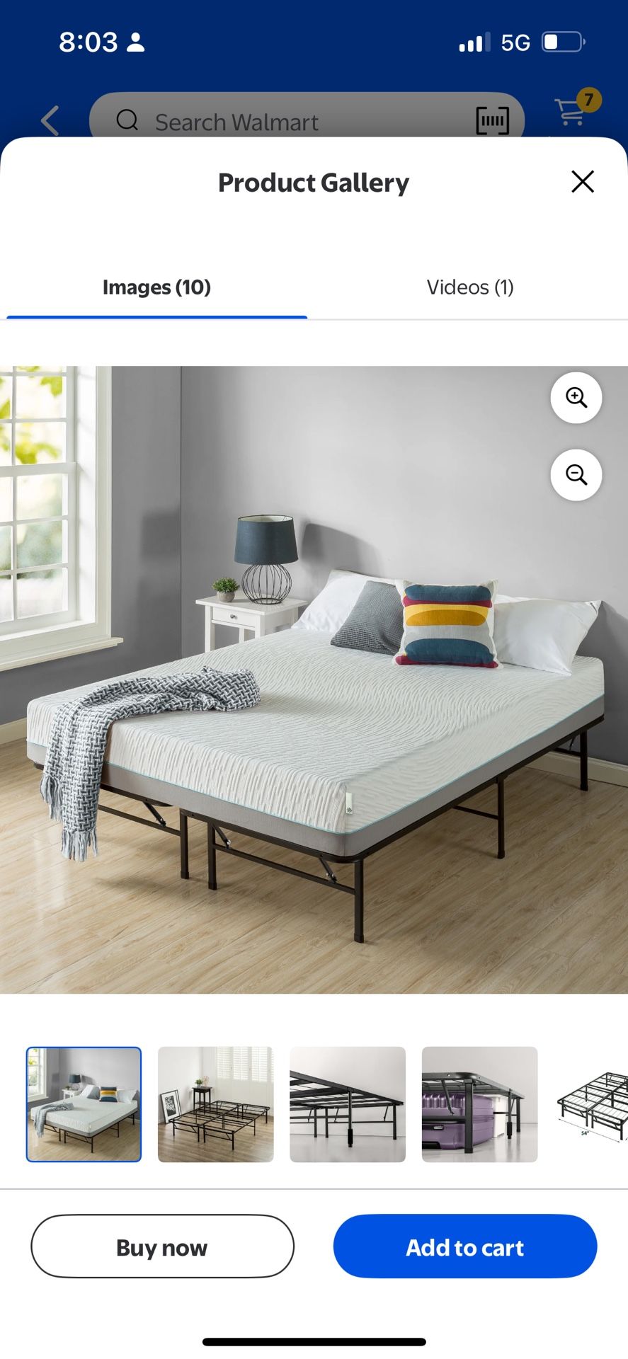 Full Metal Bed Frame