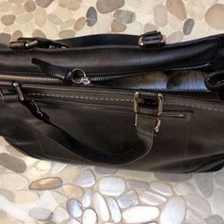 Coach Black Leather Handbag  - Brand New 