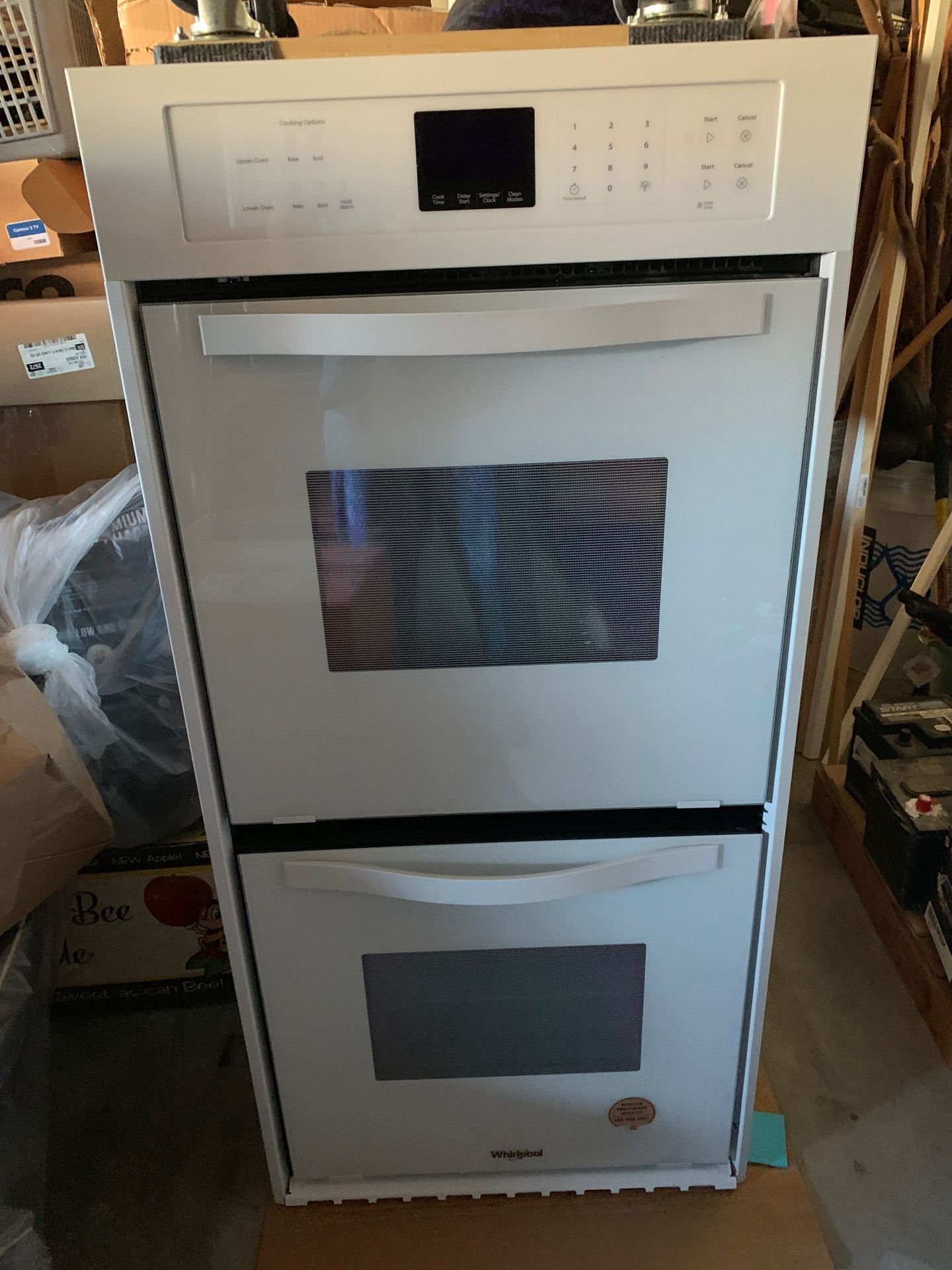 Whirlpool - 24" Built-In Double Electric Wall Oven - White