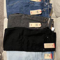 Brand New Levi’s Jeans –5 Pair Bundle – $160 (Retail $300+)