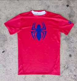 Official Under Armour Spider-Man red compression shirt | Premium Halloween Costume - XL