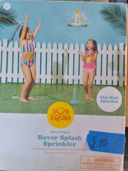 💦 Sun Squad Inflatable Hover Splash Sprinkler – Backyard Summer Fun! 🌈