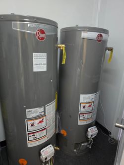New Water Heater Rheem Performance gas