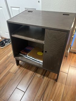 Turntable furniture and record / headphone holder