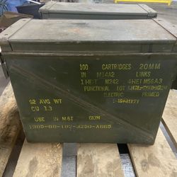 Military Ammo Cans.