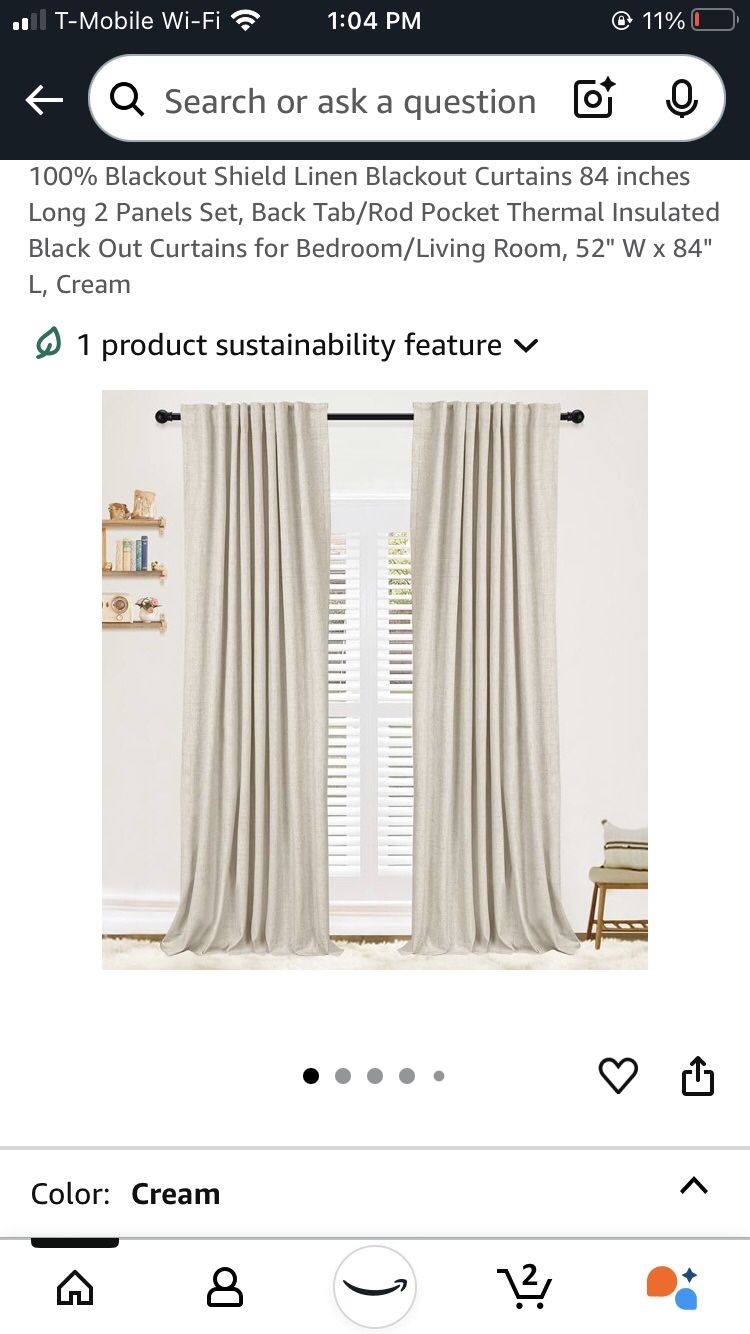 Darkening Curtain Set