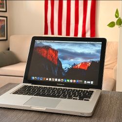2011 Apple MacBook Pro 13.9" Intel Core i5 4gb Ram 250gb HD  Working Great,  High Sierra OS And  Ms Office  Icloud Unlocked , And Charger 