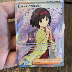 Pokemon Erika Invitation Ultra Rare 