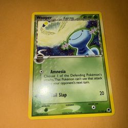 Pokemon Wooper Card Dragon Frontiers 71/101 Vintage 2006 Pokemon card Lp 